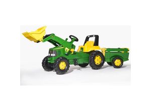 4006485811496 - Rolly Toys SET Traktor Junior John Deere Traktor Kinder 3 bis 7-Jährige 811496