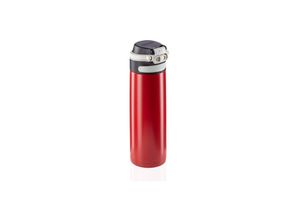 4006501032737 - 03273 Reisebecher 600 ml Schwarz Rot Edelstahl