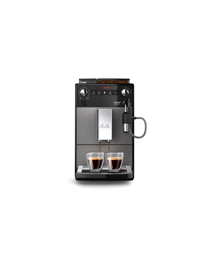 4006508222100 - Kaffee-Vollautomat Avanza F27 0-100 Mystic Titan schwarz edelstahl - Melitta