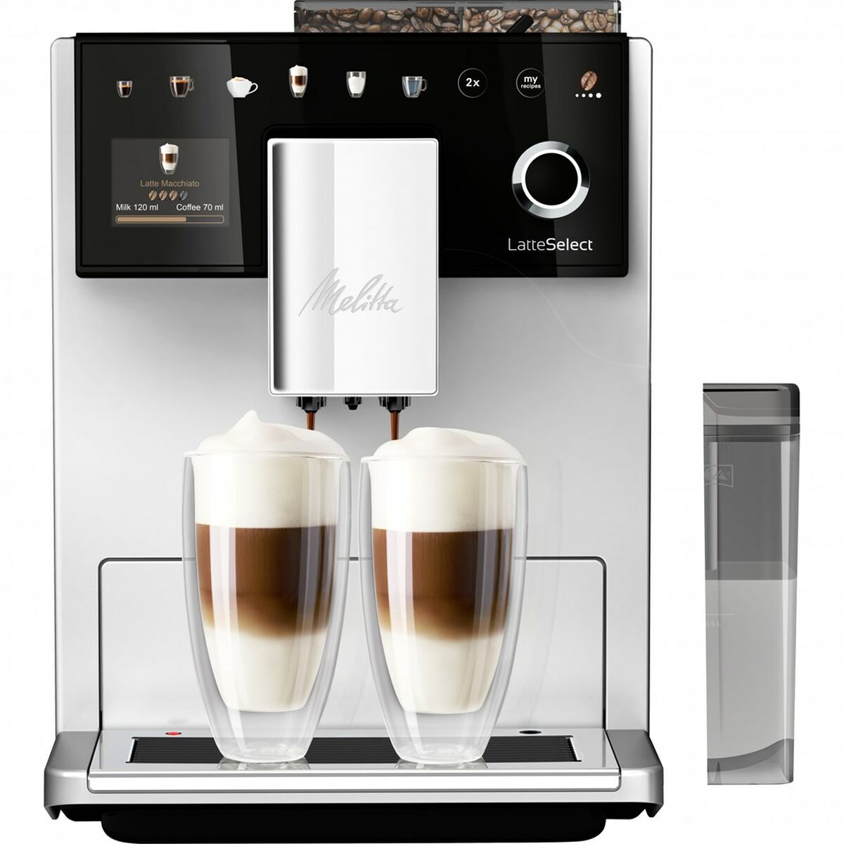 4006508228010 - Superautomatische Kaffeemaschine F630-212 Silberfarben 1400 W 18 L 135 g 15 bar