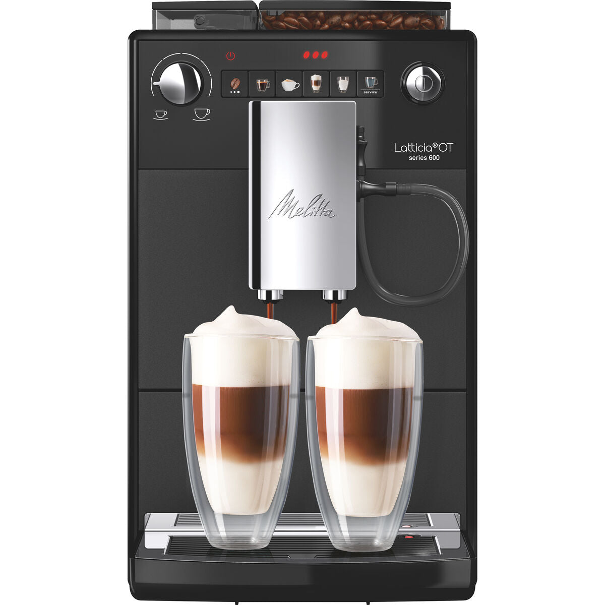 4006508230143 - Superautomatische Kaffeemaschine F300-103 Schwarz Silberfarben 1450 W 15 L 250 g 15 bar 4006508230143 - Superautomatische Kaffeemaschine F300-103 Schwarz Silberfarben 1450 W 15 L 250 g 15 bar