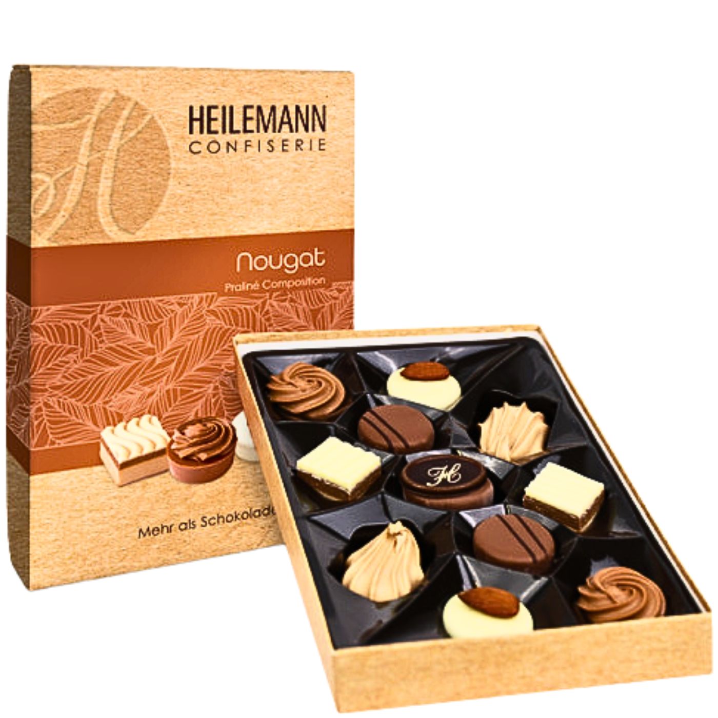 4006574058375 - Heilemann feinste Nougat Pralinen Komposition 125g