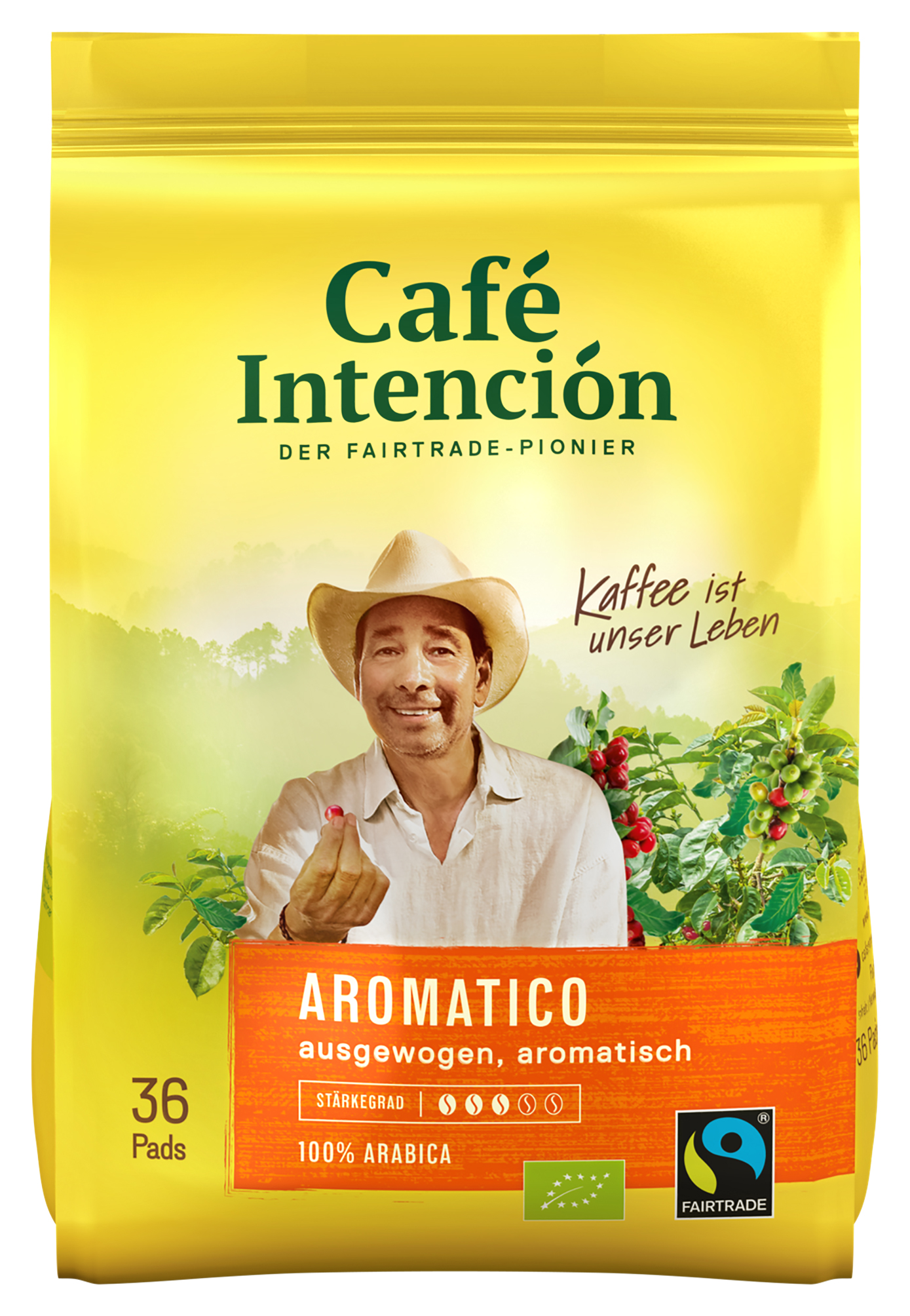 4006581020631 - Kaffeepad-Sparpaket AROMATICO von Café Intención 6x36 Stück