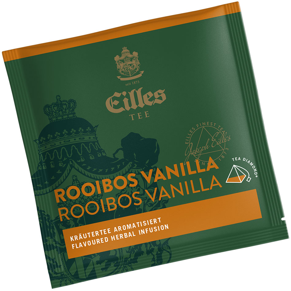 4006581022505 - Pyramidenbeutel TEA DIAMONDS Rooibos Vanilla von Eilles 50 Stück einzelverpackt