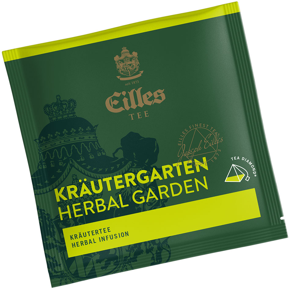 4006581022529 - Pyramidenbeutel TEA DIAMONDS Kräutergarten von Eilles 50 Stück einzelverpackt