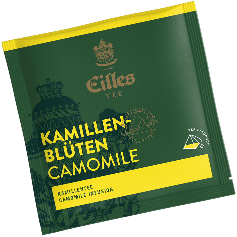 4006581022536 - Pyramidenbeutel TEA DIAMONDS Kamillenblüten von Eilles 50 Stück einzelverpackt