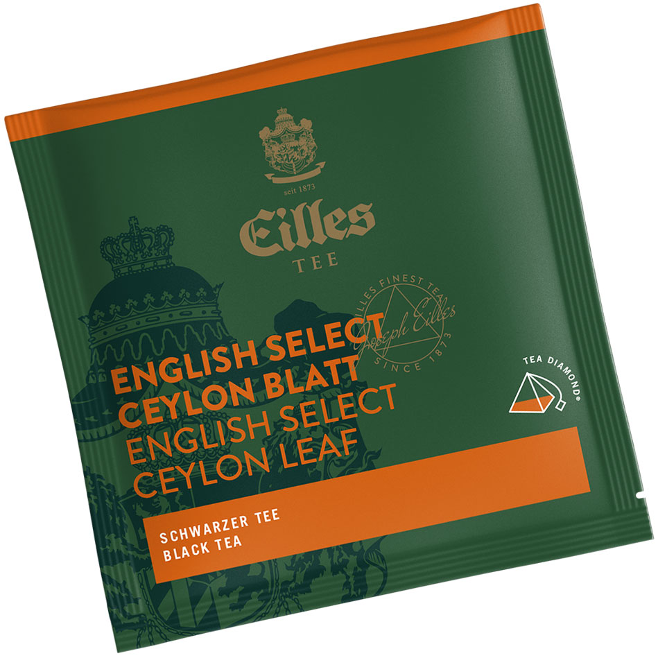 4006581022574 - Pyramidenbeutel TEA DIAMONDS English Select Ceylon von Eilles 50 Stück einzelverpackt