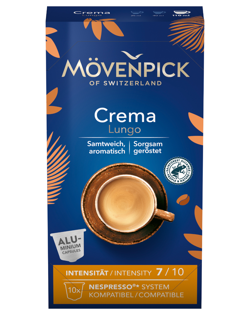 4006581061030 - Kaffeekapseln CREMA LUNGO in Alukapseln von Mövenpick 10 Stück