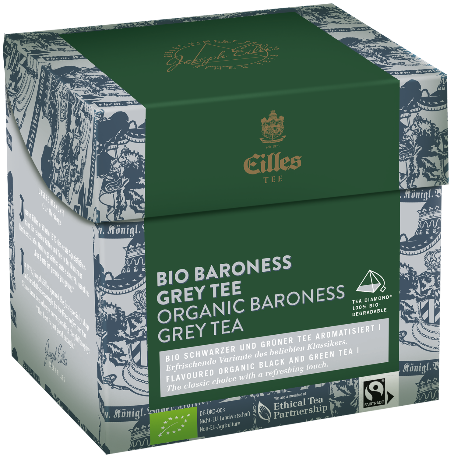 4006581064574 - EILLES TEE Tea Diamond BIO BARONESS GREY TEA Blatt im Pyramidenbeutel 20er Box 4006581064574 - EILLES TEE Tea Diamond BIO BARONESS GREY TEA Blatt im Pyramidenbeutel 20er Box