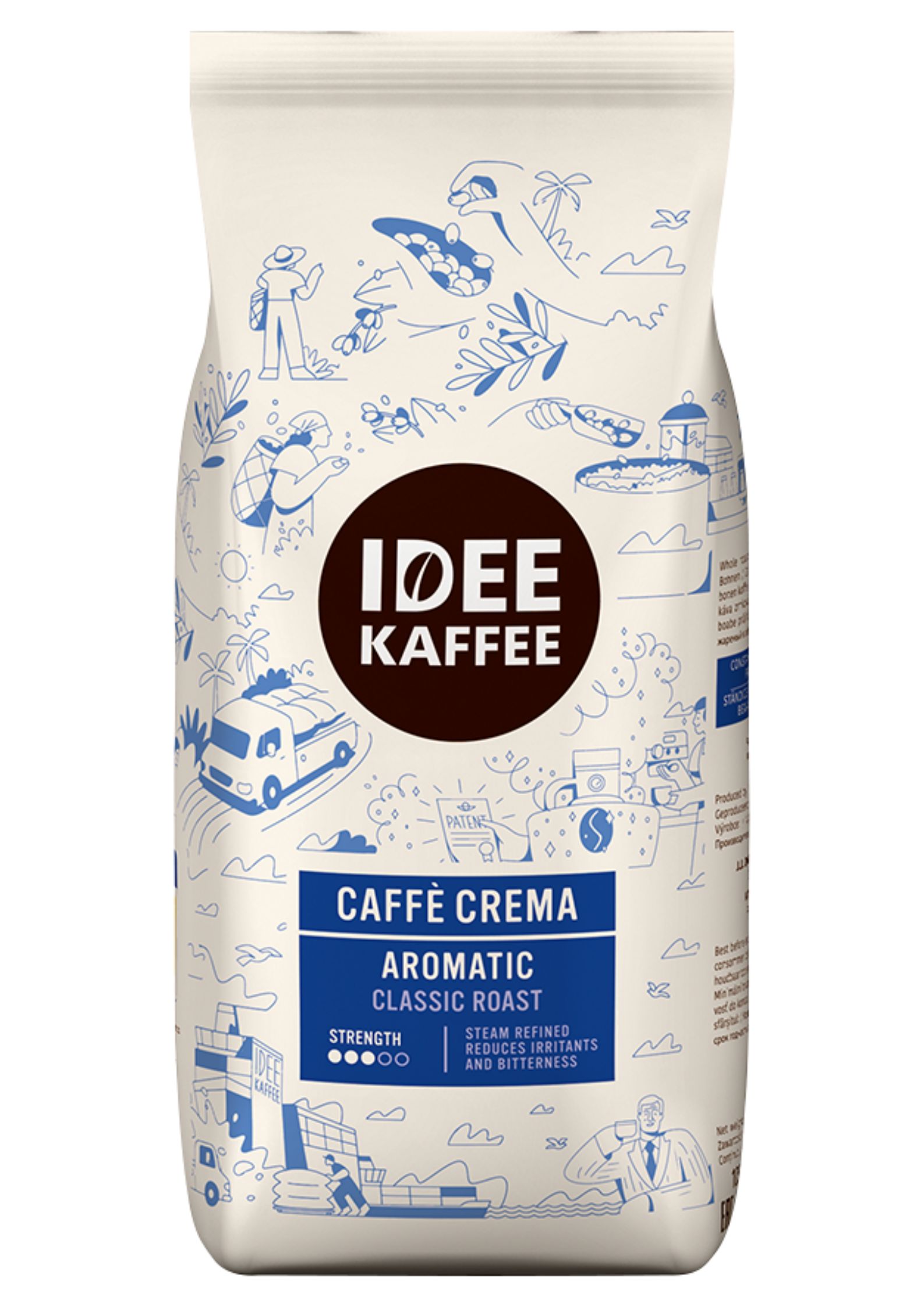 4006581071732 - IDEE KAFFEE Caffè Crema AROMATISCH 1000g Bohnen