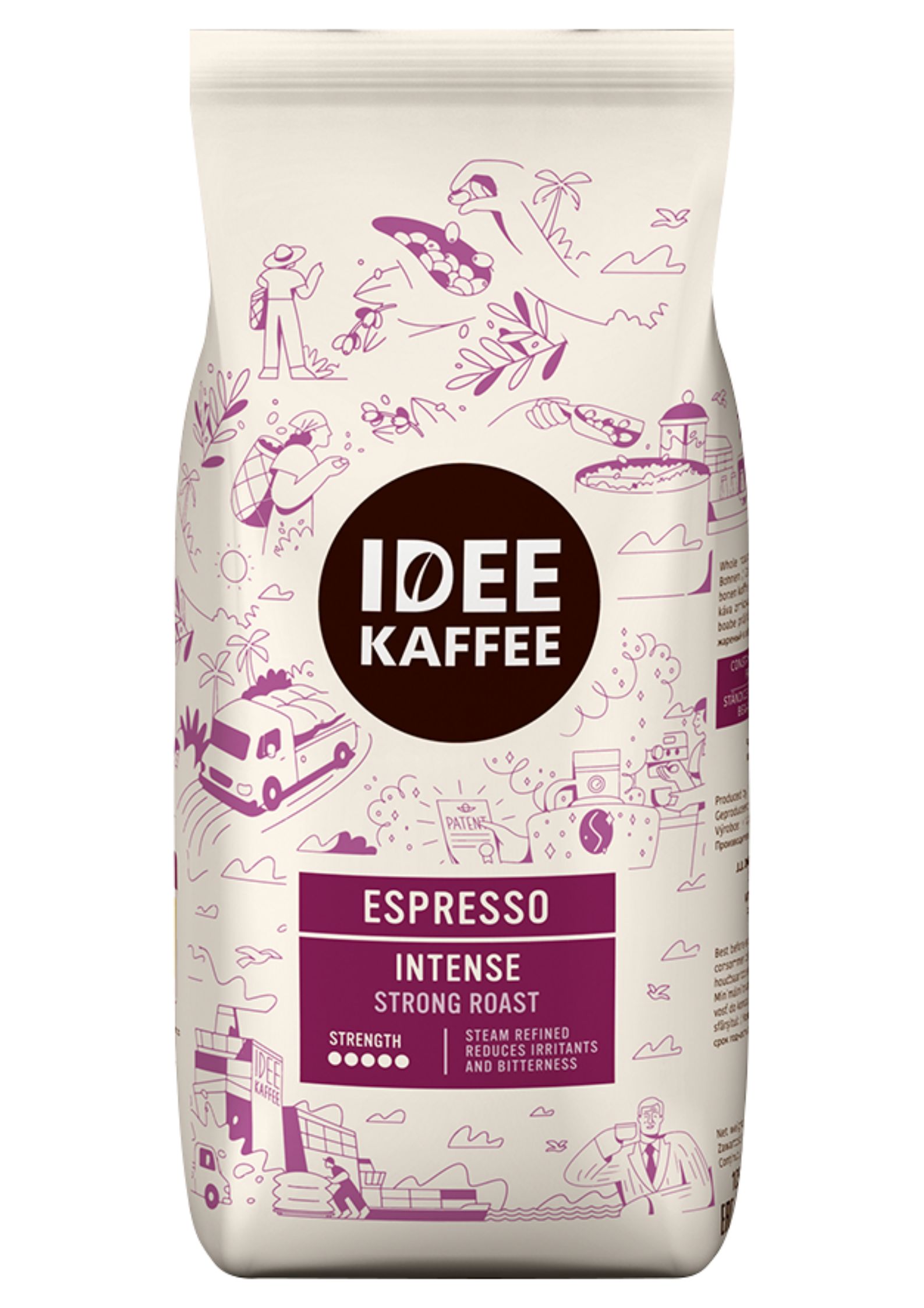 4006581071749 - Idee Kaffee INTENSIV Espresso 1000g Bohnen