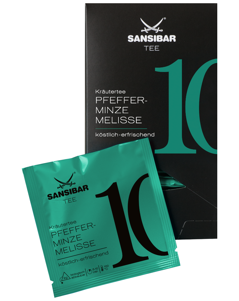 4006581248110 - SANSIBAR TEE Kräutertee NR 10 PFEFFERMINZE-MELISSE 20er Box