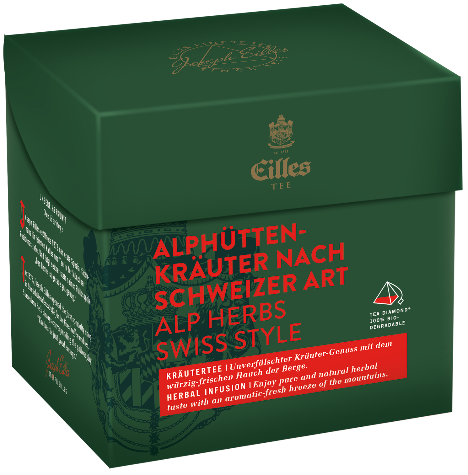 4006581341811 - EILLES TEE Tea Diamond ALPHÜTTENKRÄUTER im Pyramidenbeutel 20er Box