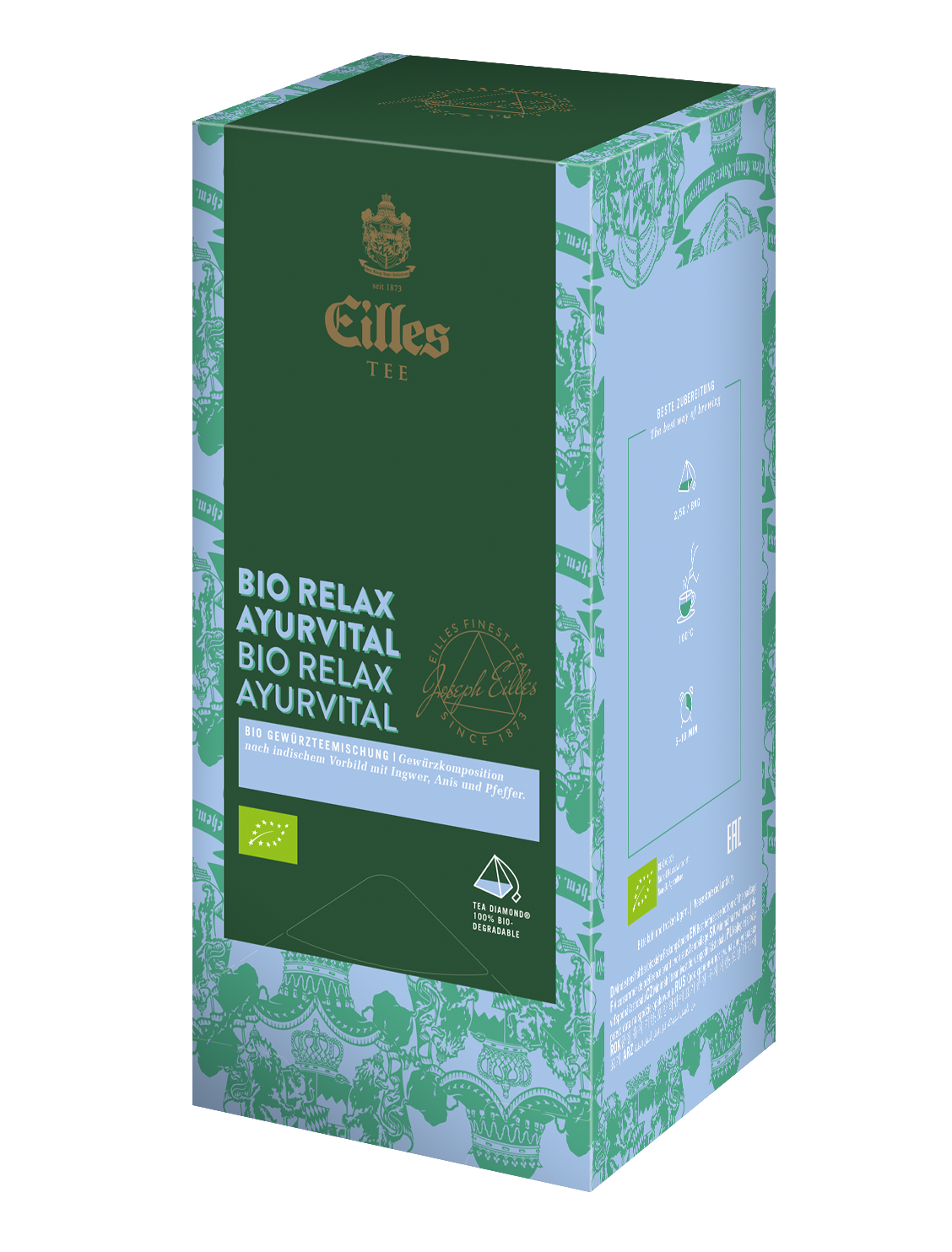 4006581413211 - EILLES TEE Luxury World Selection BIO RELAX AYURVITAL 20er Box