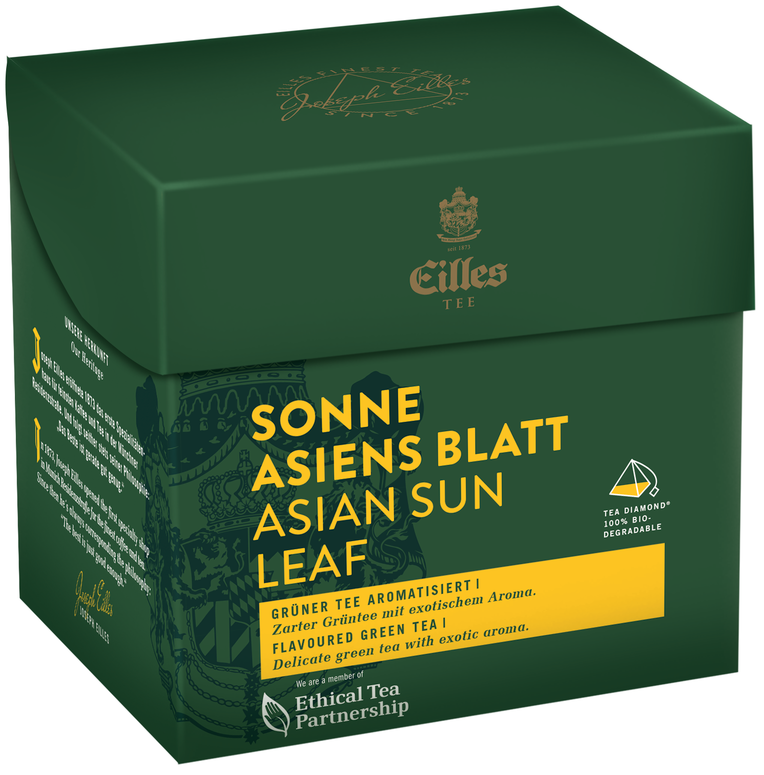 4006581418711 - EILLES TEE Tea Diamond SONNE ASIENS Blatt im Pyramidenbeutel 20er Box 4006581418711 - EILLES TEE Tea Diamond SONNE ASIENS Blatt im Pyramidenbeutel 20er Box