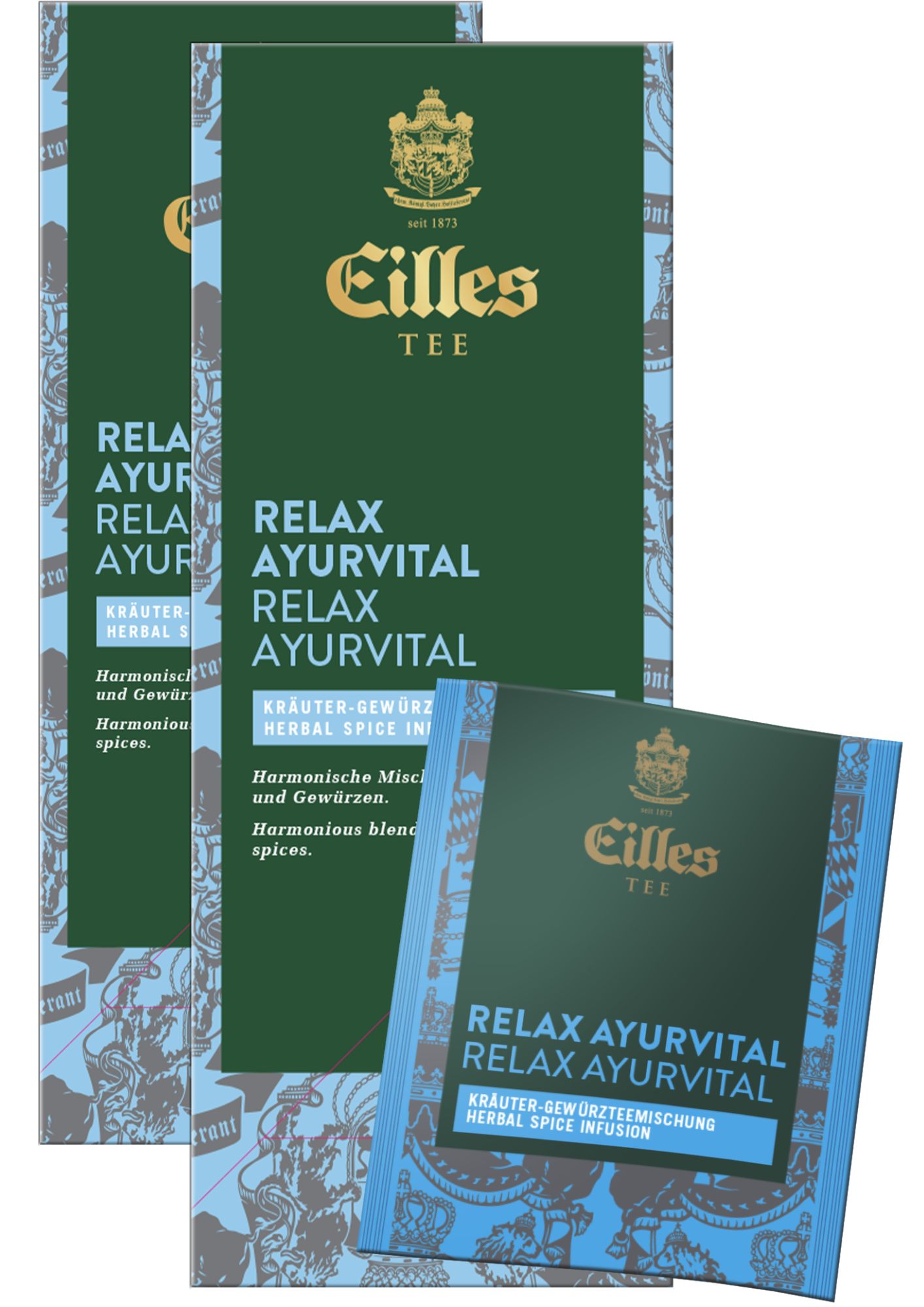 4006581463612 - EILLES TEE Teebeutel RELAX AYURVITAL Sparpack mit 2x25er Box