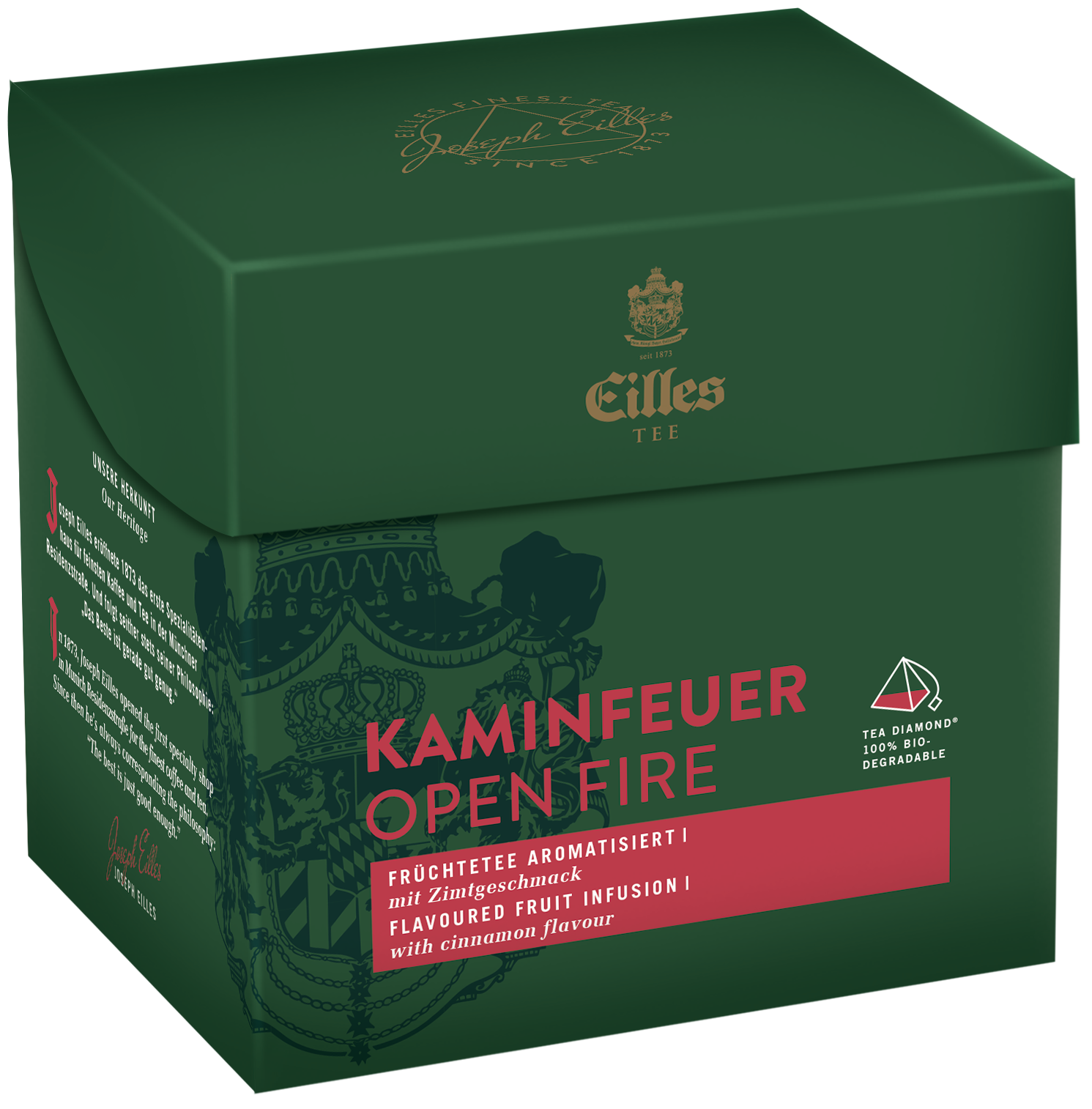 4006581501772 - EILLES TEE Tea Diamond KAMINFEUER im Pyramidenbeutel 20er Box