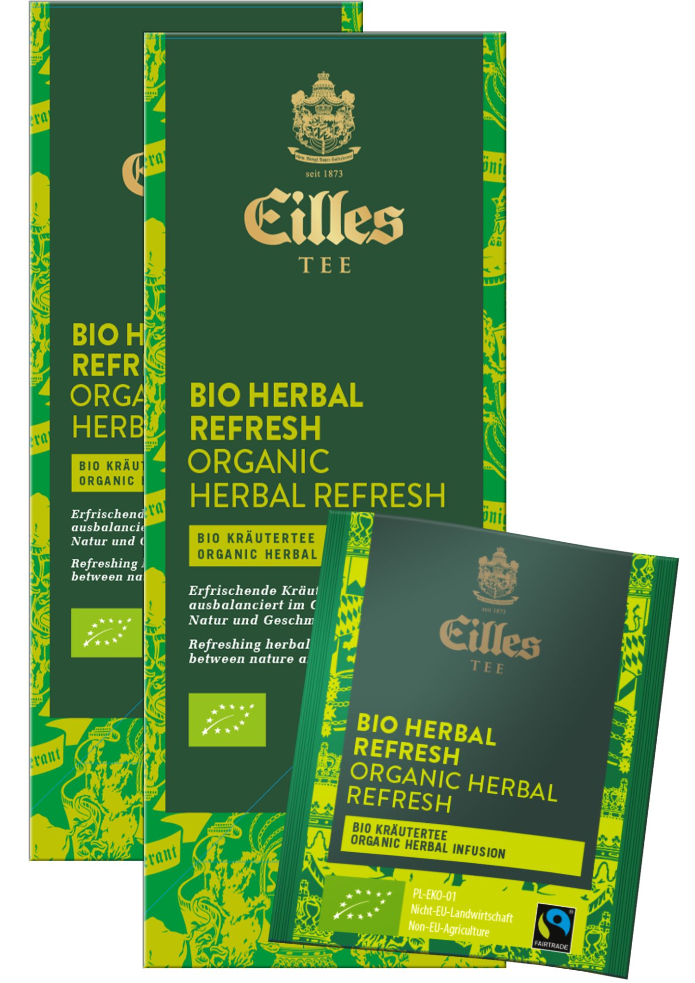 4006581746531 - EILLES TEE Teebeutel BIO &  FAIRTRADE HERBAL REFRESH Sparpack mit 2x25er Box