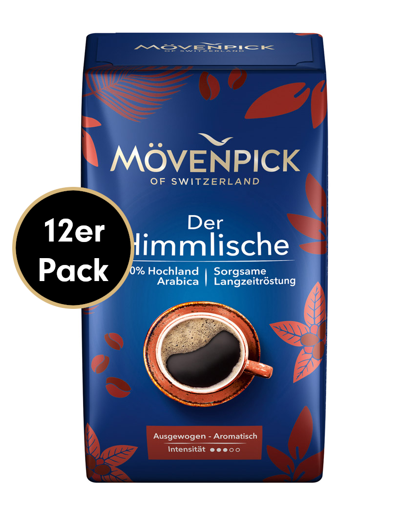 4006581800998 - MÖVENPICK DER HIMMLISCHE Kaffee Mega-Sparpaket 12x500g gemahlen