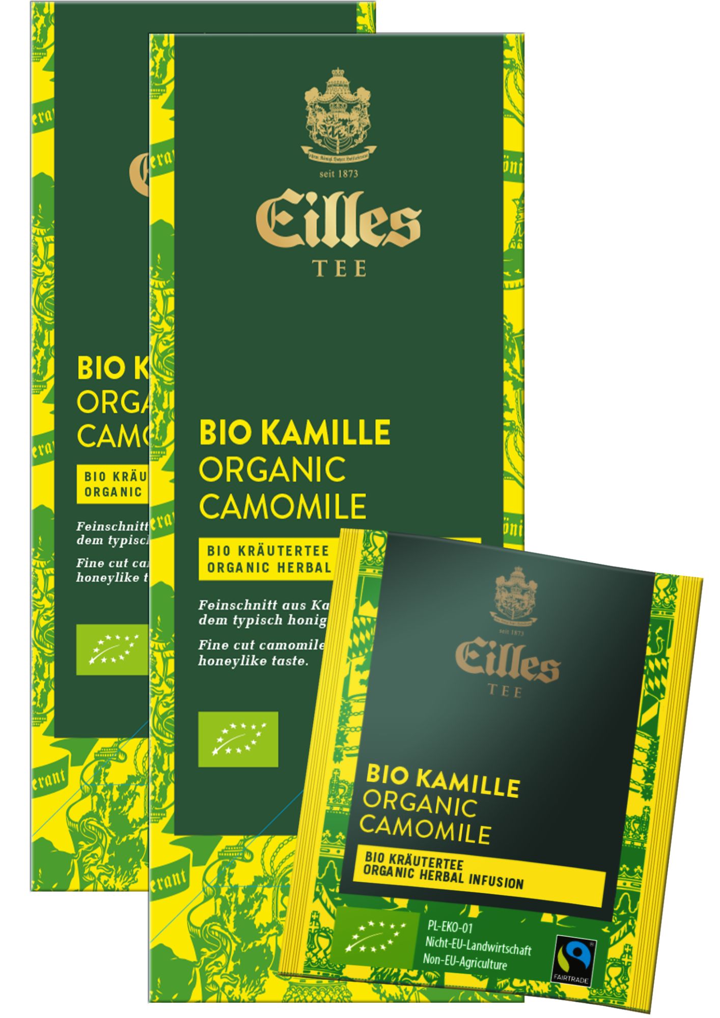 4006581846521 - EILLES TEE Teebeutel BIO &  FAIRTRADE KAMILLE Sparpack mit 2x25er Box