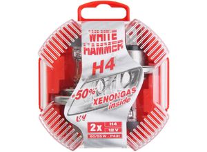 4006584435128 - White Hammer by 2x H4 12V 60 55W in Box