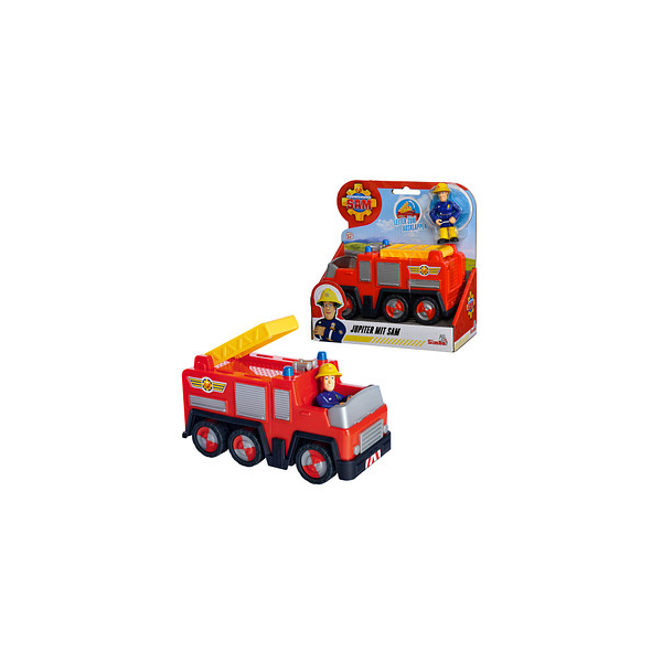 4006592074067 - Feuerwehrmann Sam Feuerwehrwagen Jupiter mit Sam Figur 109252505 Spielzeugauto 4006592074067 Simba