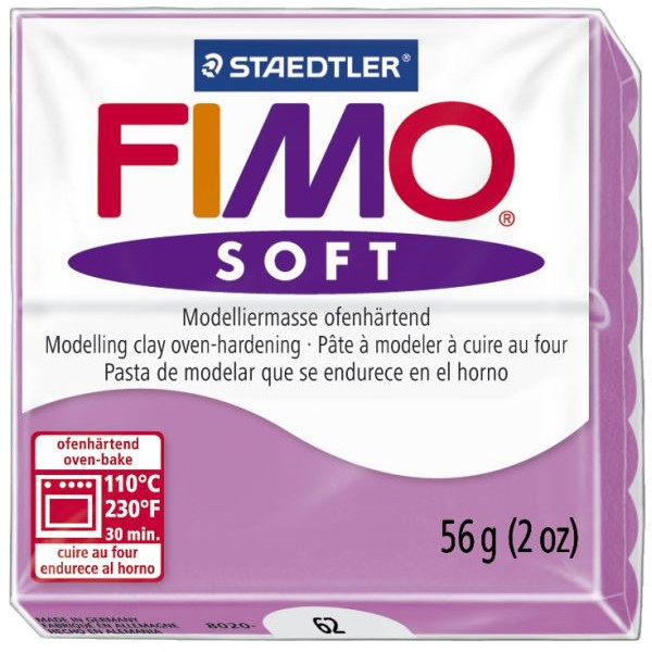 4006608809751 - Fimo Soft 8020-62 Modelliermasse 57g lavendel 56 Gramm