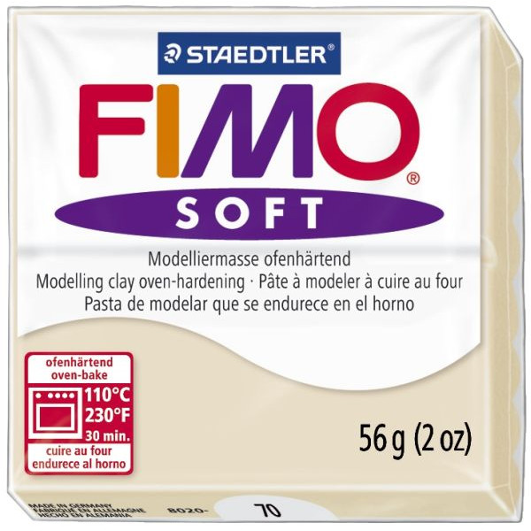 4006608809812 - Liderpapel - Fimo Soft sahara 57 Gramm Modelliermasse