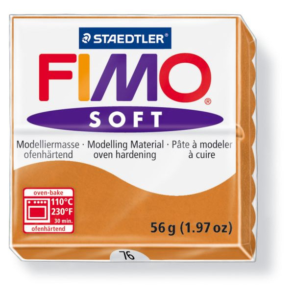 4006608809850 - Fimo Soft 8020-76 Modelliermasse 57g cognac 56 Gramm