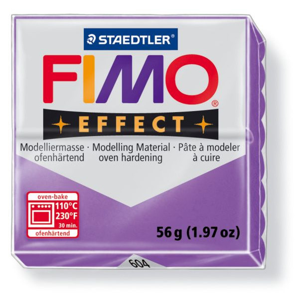 4006608817848 - Fimo Effect 8020-604 Modelliermasse 57g transparent lila 56 