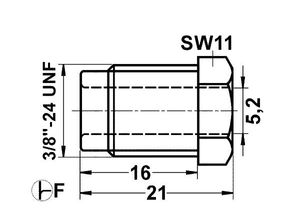 4006633060479 - Überwurfschraube 243516-00301