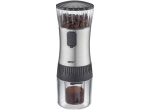 4006664163330 - Kaffeemühle GEFU POLVE Kaffeemühlen farblos (transparent) Mühlen Keramikmahlwerk stufenlos Kompakt leicht USB