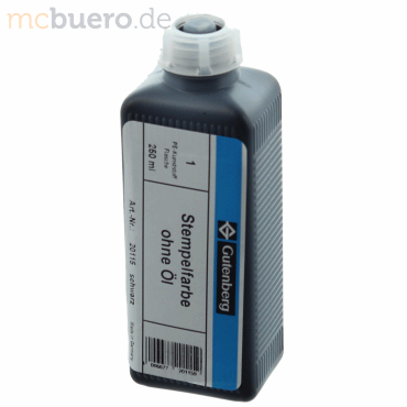 4006677201159 - Stempelfarbe ohne Öl 250ml schwarz