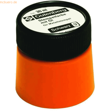 4006677210137 - Stempelfarbe mit Öl 30ml schwarz