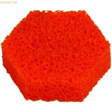 4006677693404 - 10 x Ersatzschwamm für Anfeuchter Naturkautschuk 85mm orange 4006677693404 - 10 x Ersatzschwamm für Anfeuchter Naturkautschuk 85mm orange