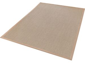 4006749451857 - Sisalteppich DEKOWE Brasil Teppiche Gr B L 200 cm x 290 cm 6 mm 1 St beige (natur) Esszimmerteppiche Flachgewebe Obermaterial 100% Sisal mit Bordüre Wohnzimmer