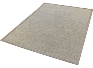 4006749454698 - Sisalteppich DEKOWE Mara S2 mit Bordüre Teppiche Gr B L 133 cm x 190 cm 5 mm 1 St bunt (beige bunt) Esszimmerteppiche Flachgewebe Material 100% Sisal Wohnzimmer