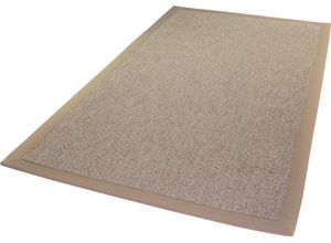 4006749461016 - Teppich DEKOWE Naturino Classic Teppiche Gr B L 133 cm x 190 cm 8 mm 1 St beige (natur) Esszimmerteppiche Flachgewebe Sisal-Optik mit Bordüre In- und Outdoor geeignet