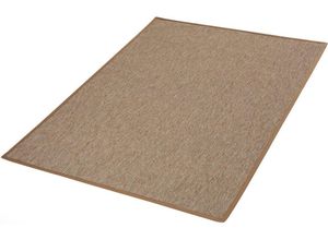 4006749464420 - Teppich DEKOWE Naturino Elegance Teppiche Gr B L 200 cm x 290 cm 10 mm 1 St braun (camelfarben) Esszimmerteppiche mit Bordüre In- und Outdoor geeignet Wohnzimmer