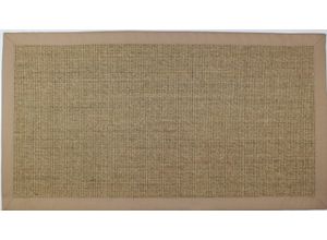 4006749472081 - Sisalteppich HOME AFFAIRE Arradon Teppiche Gr B L 160 cm x 230 cm 5 mm 1 St beige (champagner) Esszimmerteppiche Bordürenteppich Flachgewebe reines Sisal leicht meliert