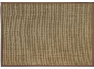 4006749474986 - Sisalteppich DEKOWE Mara S2 mit Bordüre Spezial Teppiche Gr B L 90 cm x 160 cm 5 mm 1 St braun (nuss) Esszimmerteppiche 100% Sisal auch als Läufer Wohnzimmer
