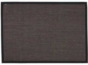 4006749478007 - Sisalteppich DEKOWE Mara S2 mit Bordüre Spezial Teppiche Gr B L 300 cm x 350 cm 5 mm 1 St schwarz (schwarz meliert) Esszimmerteppiche 100% Sisal auch als Läufer Wohnzimmer
