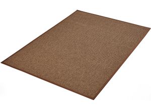 4006749481809 - DEKOWE Teppichboden Naturino Prestige Spezial Teppiche Flachgewebe meliert Sisal Optik In- und Outdoor geeignet Gr B L 67 cm x 150 cm 10 mm 1 St braun (nuss) Teppichboden