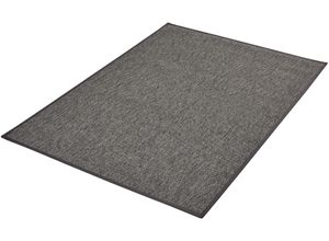 4006749482127 - DEKOWE Teppichboden Naturino Prestige Spezial Teppiche Flachgewebe meliert Sisal Optik In- und Outdoor geeignet Gr B L 67 cm x 150 cm 10 mm 1 St grau (graphit) Teppichboden