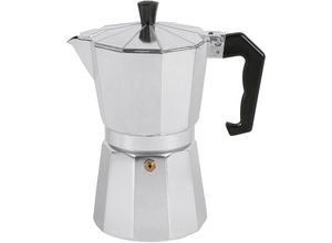 4006776047290 - Druckbrüh-Kaffeemaschine KRÜGER 502 Kaffeemaschinen Gr 6 Tasse(n) grau (aluminiumfarben) Haushaltswaren Kaffeemaschine Aluminium für 6 Tassen