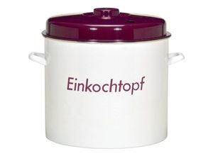 4006776052133 - Einkochtopf KRÜGER Töpfe Gr Ø 365 cm lila (aubergine creme) Weitere Töpfe Topf Induktion