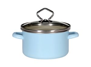 4006776088422 - Emaille-Fleischtopf mit Glasdeckel Serie SYLT 20 cm 4006776088422 - Emaille-Fleischtopf mit Glasdeckel Serie SYLT 20 cm