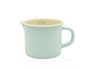 4006776104146 - Emaillierter Milchtopf - mint - 12 cm