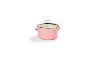 4006776136987 - Emailletopf 24cm rosa 4006776136987 - Emailletopf 24cm rosa