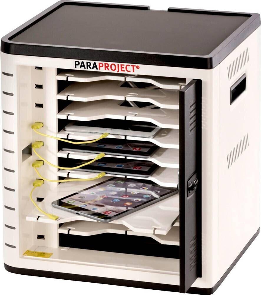 4006793936997 - PARAT PARAPROJECT Cube U10 - Schrankeinheit (synchronisieren und laden) - für 10 Tablets - verriegelbar - ABS-Kunststoff pulverbeschichteter Stahl - Bildschirmgröße bis zu 254 cm (bis zu 10)